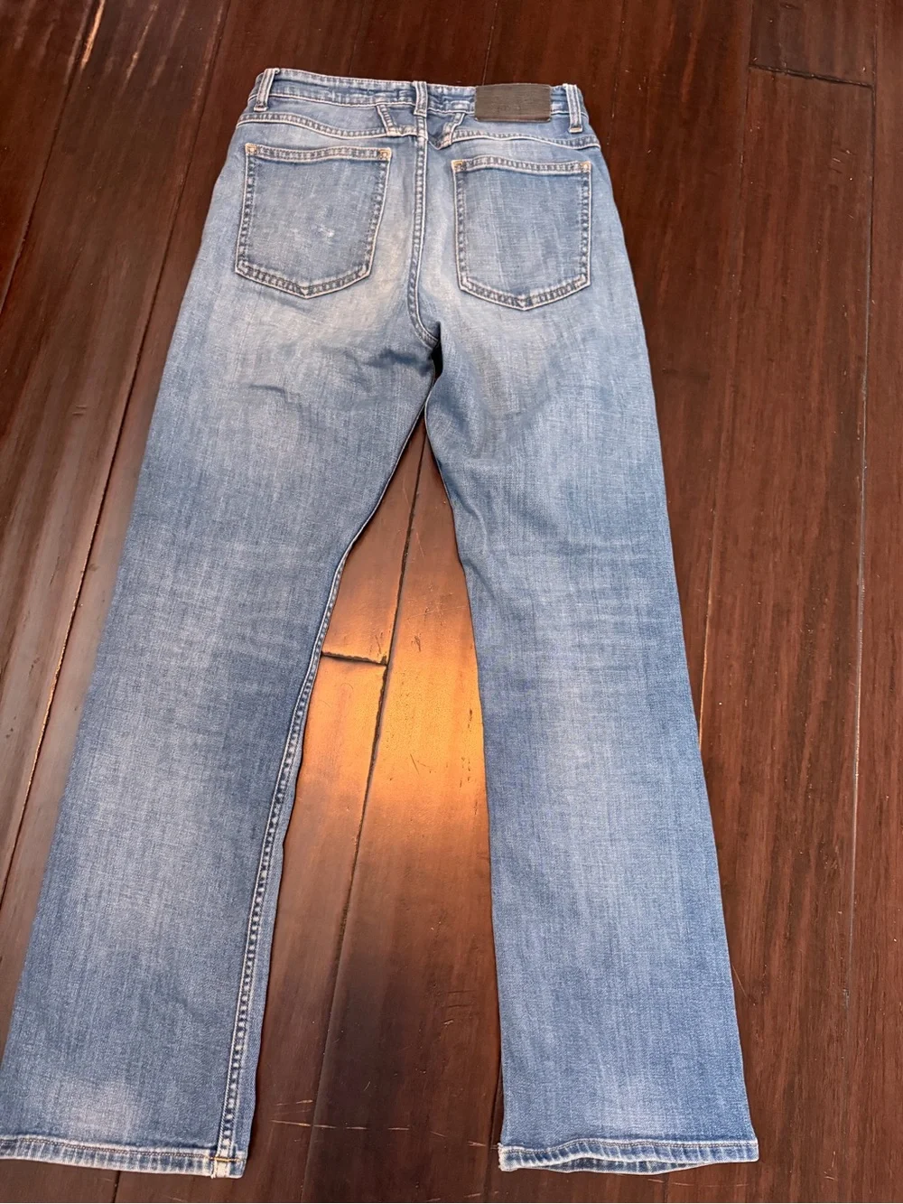 Closed organic cotton mid-rise bootcut jeans blue wash made in Italy 25